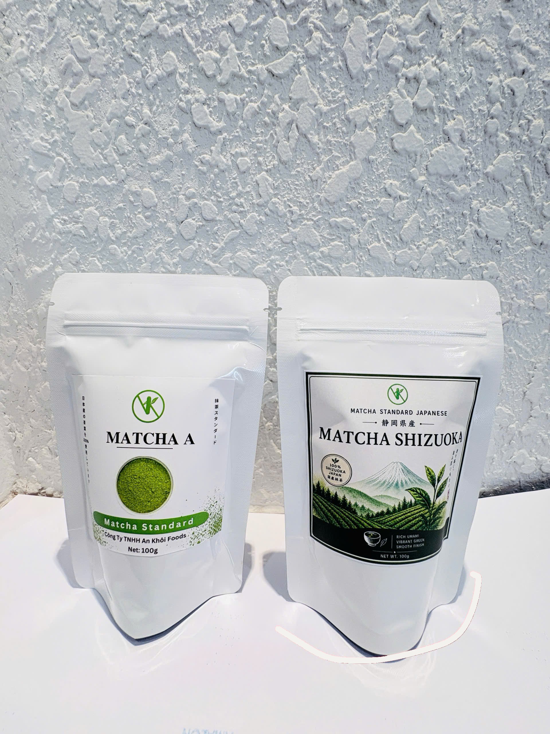 Matcha A và Matcha Shizuoka - túi 100g